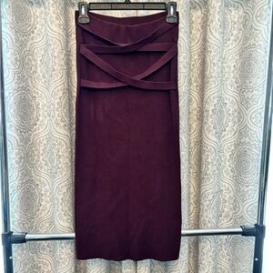 Maroon skirt/dress